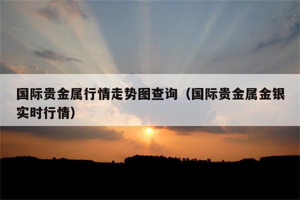 贵金属交易数据(贵金属交易系统价格)
