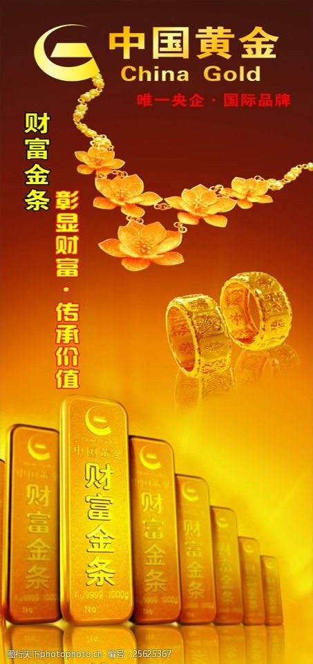 贵金属海报(贵金属宣传板报)
